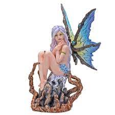 Rainbow Butterfly Wing Fairy Figurine - Baby Feathers Gift Shop