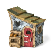  Mossy Garden Shed Country Fairy House: Mossy Cottage Fairy Garden Miniature - Baby Feathers Gift Shop