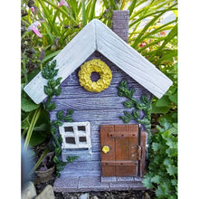  Sunnyside Cottage with Hinged Door: Fairy House Garden Miniature - Baby Feathers Gift Shop