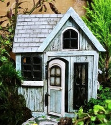  Fairy Shack House Miniature: Fairy Garden Cottage Country Farm Theme - Baby Feathers Gift Shop