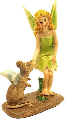  Springtime Mini Fairy with Mouse Fairy - Baby Feathers Gift Shop