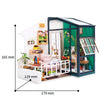 Balcony DIY Miniature Dollhouse Kit: DIY Mini Room Kit - Baby Feathers Gift Shop
