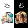 Balcony DIY Miniature Dollhouse Kit: DIY Mini Room Kit - Baby Feathers Gift Shop