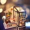 Balcony DIY Miniature Dollhouse Kit: DIY Mini Room Kit - Baby Feathers Gift Shop