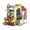 Fruit Shop, DIY Miniature Dollhouse Kit: DIY Mini Village Kit - Baby Feathers Gift Shop