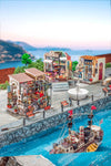 Bake Shop, DIY Miniature Dollhouse Kit: DIY Mini Village Kit - Baby Feathers Gift Shop