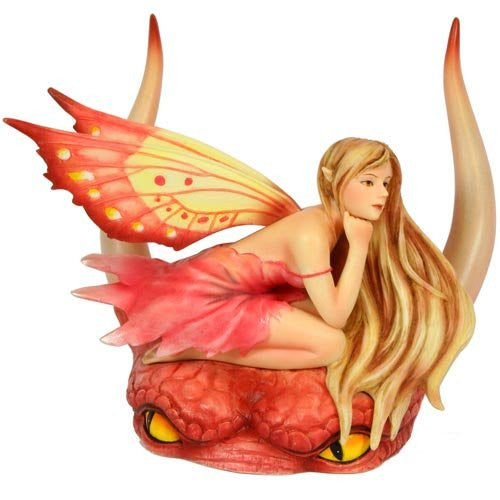 Dragon Fae Pink Fairy Figurine by Selina Fenech - Baby Feathers Gift Shop
