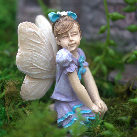 MacKenzie Mini Fairy: Fairy Garden Miniature - Baby Feathers Gift Shop