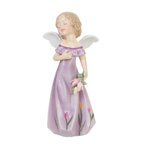 Tulips Fine Porcelain Floral Angel - Baby Feathers Gift Shop