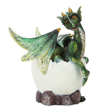  Happy Green Baby Dragon Hatchling - Baby Feathers Gift Shop