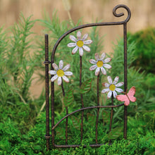  Daisy Gate (metal): Fairy Garden Landscaping Miniature - Baby Feathers Gift Shop