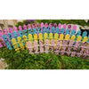 Cheerful Colorful Picket Fence: Fairy Garden Landscaping Miniature - Baby Feathers Gift Shop