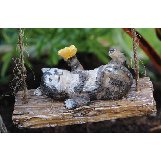 Rocky the Kitten: Fairy Garden Miniature Animal - Baby Feathers Gift Shop