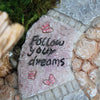 Fairy Garden Landscape Path Follow Your Dreams Pathway - Baby Feathers Gift Shop