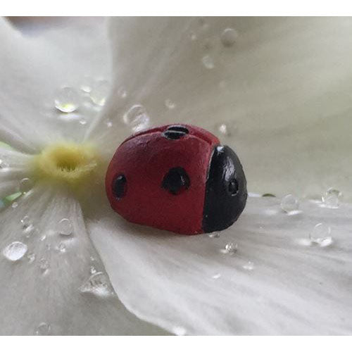 Ladybug set of 4 Fairy Garden Animal Miniature Accessories - Baby Feathers Gift Shop