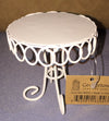 Bistro White Table Fairy Garden Furniture Miniature - Baby Feathers Gift Shop