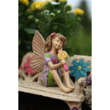  Delaney Mini Fairy: Fairy Garden Miniature Sitting Down - Baby Feathers Gift Shop