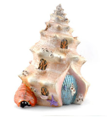  Shell Shanty Mermaid Beach Miniature Fairy House: Fairy Garden Miniature House - Baby Feathers Gift Shop