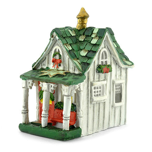 Christmas Miniature Winter Village Cottage: Fairy Garden Holiday Theme - Baby Feathers Gift Shop