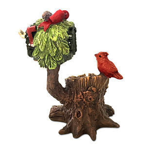 Winter Village Holiday Miniature Fairy Mail Box: Fairy Garden Holiday Theme - Baby Feathers Gift Shop