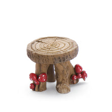  Mushroom Stool: Dollhouse: Fairy Garden Miniature Furniture - Baby Feathers Gift Shop