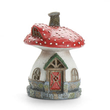  Mushroom Muscaria House Cottage: Woodland Garden: Fairy Garden Miniature - Baby Feathers Gift Shop