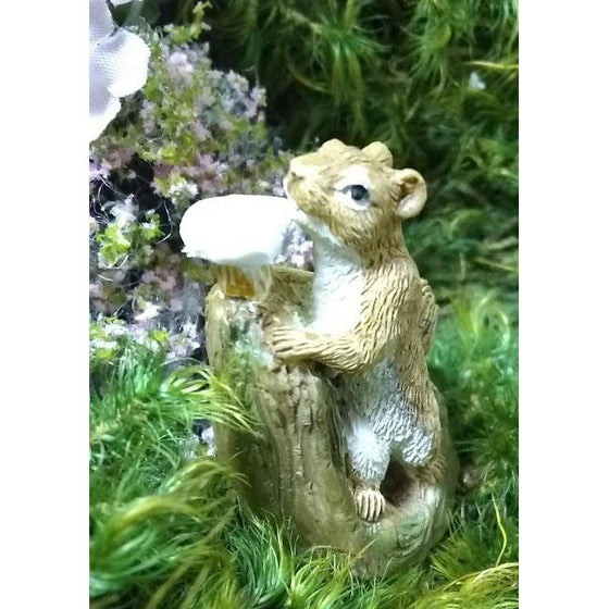 A Little Squirrely Animal Miniature Barnyard: Fairy Garden Miniatures - Baby Feathers Gift Shop