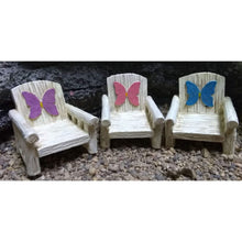  Fairy Wings Chair (3 Colors) Fairy Garden Miniature Furniture - Baby Feathers Gift Shop