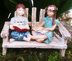 Saturday in the Park Mini Fairy 3 pc. Set: Fairy Garden Miniature Set - Baby Feathers Gift Shop