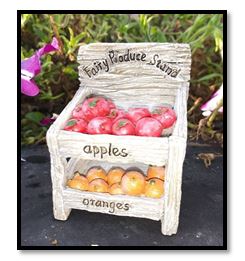 Fall Produce Stand Barnyard Theme Fairy Garden Miniature Accessories - Baby Feathers Gift Shop