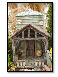 Rambling Ridge Rustic Barnyard Theme Fairy Garden House Cottage - Baby Feathers Gift Shop