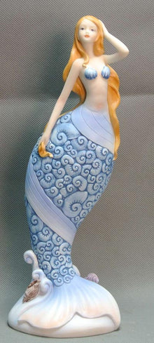  Blue Mermaid Figurine - Baby Feathers Gift Shop