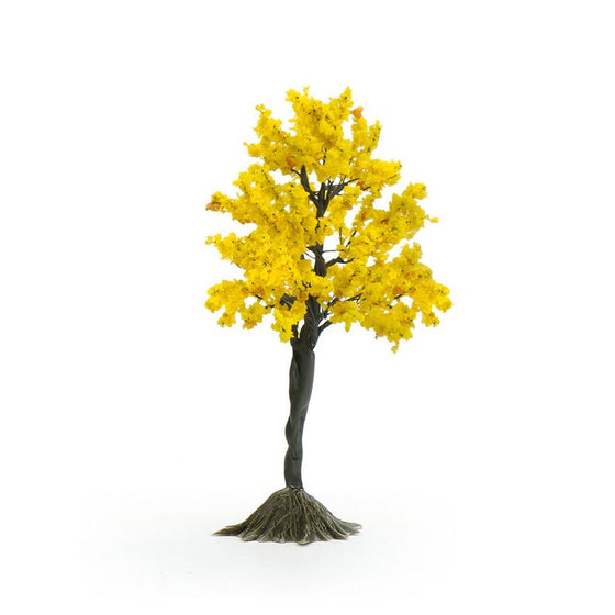 Yellow Fall Bonsai Tree 3.5" Miniature Zen Garden - Baby Feathers Gift Shop