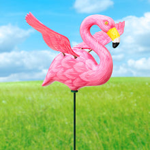 Flamingo WindyWings Pot Stakes Garden Stake - Baby Feathers Gift Shop