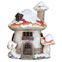  Mushroom Winter LED Village Cottage: Fairy Garden Holiday Theme - Baby Feathers Gift Shop