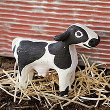  Cow Barnyard Garden Animal Miniature - Baby Feathers Gift Shop