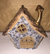 Shingletown Crooked Miniature Fairy Garden Cottage - Baby Feathers Gift Shop
