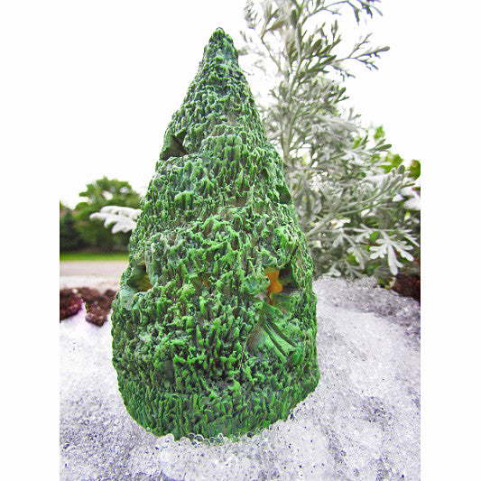 Lighted Miniature Christmas Tree: Fairy Garden Holiday Theme - Baby Feathers Gift Shop