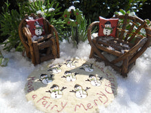  Snowman Backyard Landscape Patio Pad: Fairy Garden Holiday Theme - Baby Feathers Gift Shop