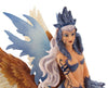 Purple Fairy with Griffin Figurine - Baby Feathers Gift Shop