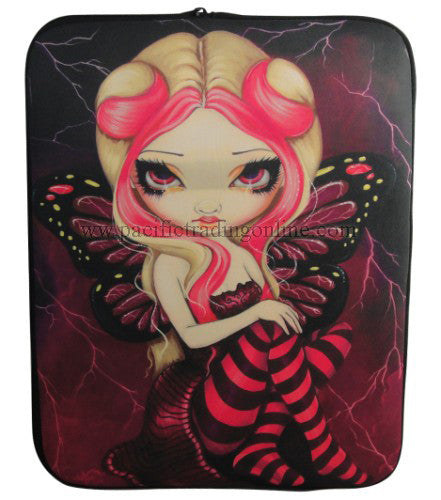 Pink Lightning Strangeling iPad Cover Jasmine Becket Griffith iPad Sleeve Cover - Baby Feathers Gift Shop