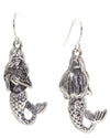 Mermaid 3 D Earrings: Fish Hook & Clip On - Baby Feathers Gift Shop