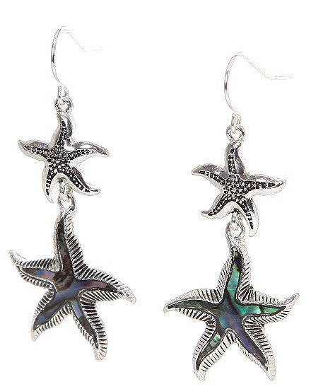 Starfish Drop Earrings - Baby Feathers Gift Shop