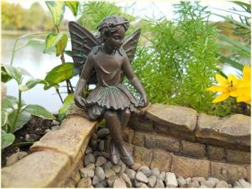 Evelyn Mae Mini Fairy: Fairy Garden Miniature - Baby Feathers Gift Shop