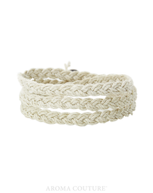  Chelsea Organic Hemp Diffuser Wrap Bracelet Aroma Couture - Baby Feathers Gift Shop