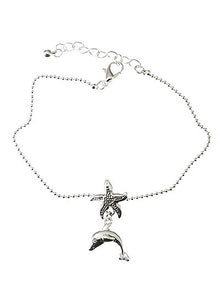  Dolphin Starfish Anklet Bracelet - Baby Feathers Gift Shop