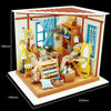 Lisa's Tailor Shop Dollhouse Miniature DIY Kit: Mini Village Kit - Baby Feathers Gift Shop