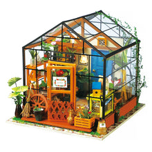  Cathy's Flower Shop Dollhouse Miniature DIY Kit: DIY Mini Village Kit - Baby Feathers Gift Shop