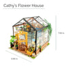 Cathy's Flower Shop Dollhouse Miniature DIY Kit: DIY Mini Village Kit - Baby Feathers Gift Shop