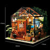 Cathy's Flower Shop Dollhouse Miniature DIY Kit: DIY Mini Village Kit - Baby Feathers Gift Shop